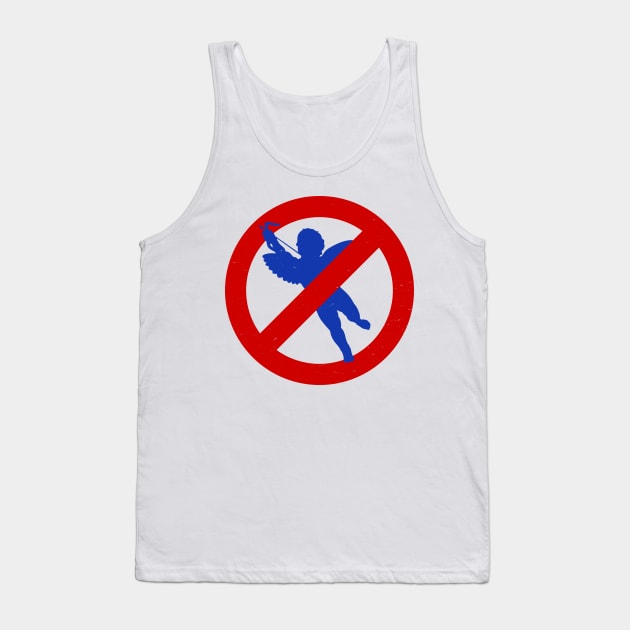 No Cupid Allowed Tank Top by nickbeta